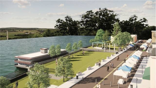 Shown is a Liberty Landing Plan rendering. Image provided.