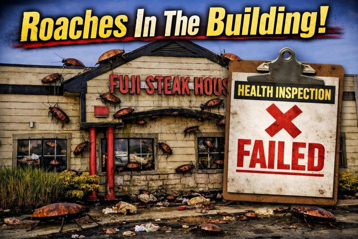 Cockroaches found inside Fuji Steak House in Eastgate