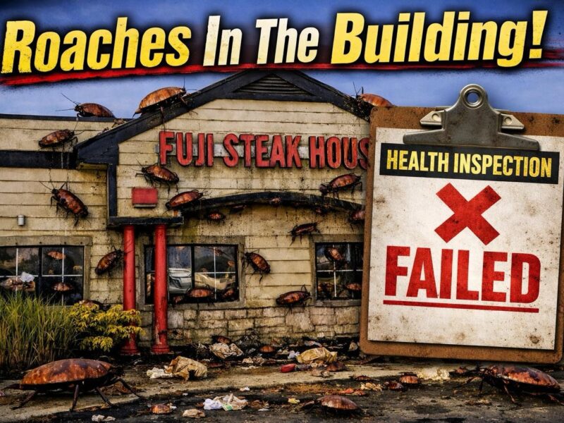 Cockroaches found inside Fuji Steak House in Eastgate