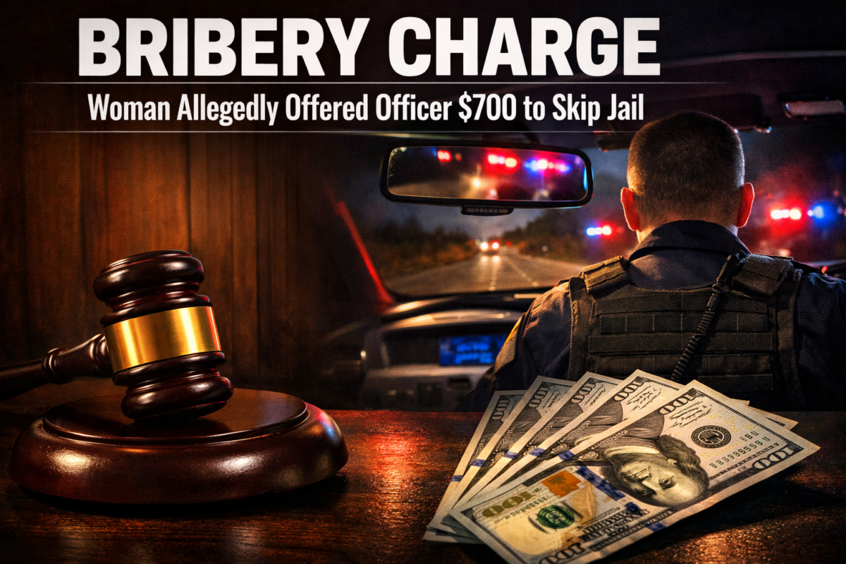 Milford woman faces felony bribery charge after allegedly offering officer $700