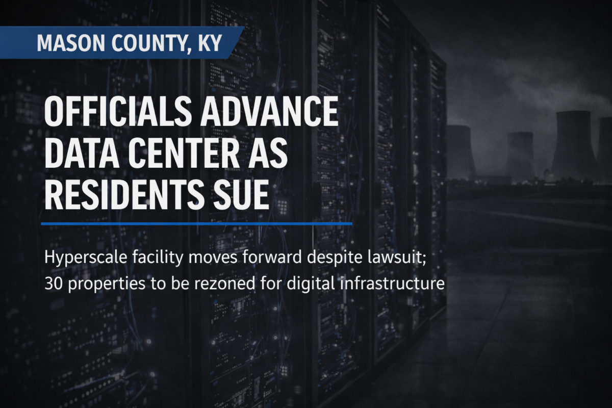 Mason County officials advance massive data center as residents sue to block it