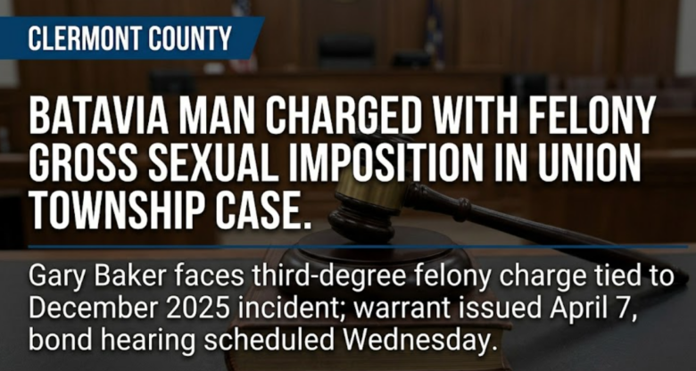 Batavia man charged with felony gross sexual imposition in Union Township case
