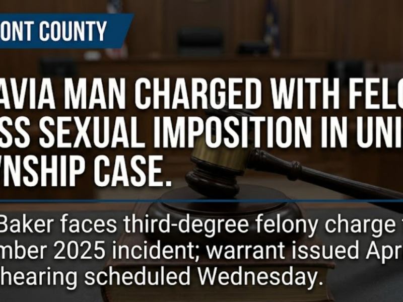 Batavia man charged with felony gross sexual imposition in Union Township case
