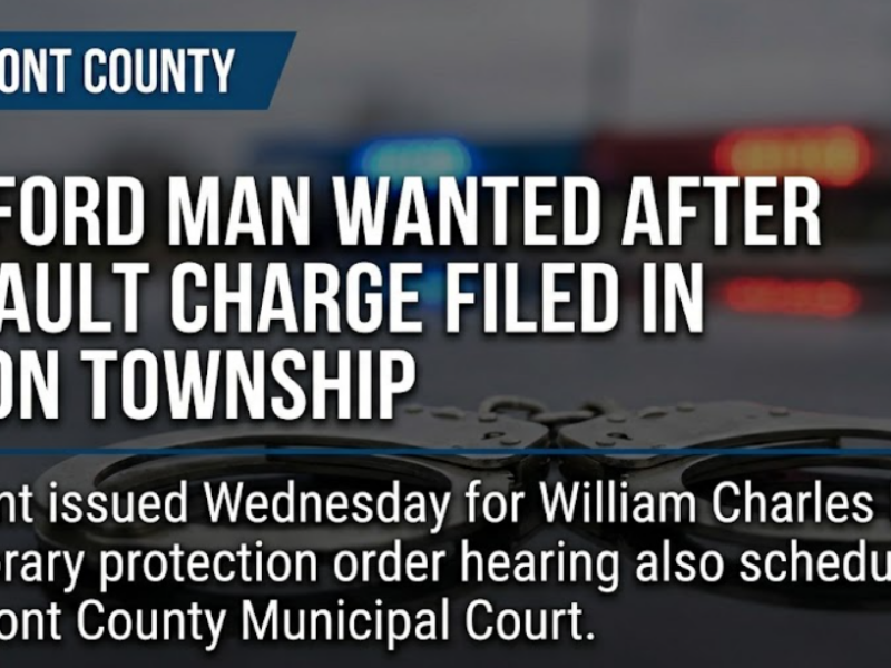 Milford man wanted after assault charge filed in Union Township