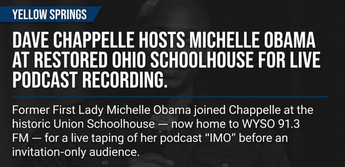 Dave Chappelle hosts Michelle Obama event at restored Ohio schoolhouse