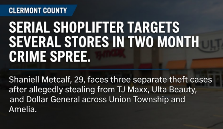 Serial shoplifter targets several stores in two month crime spree