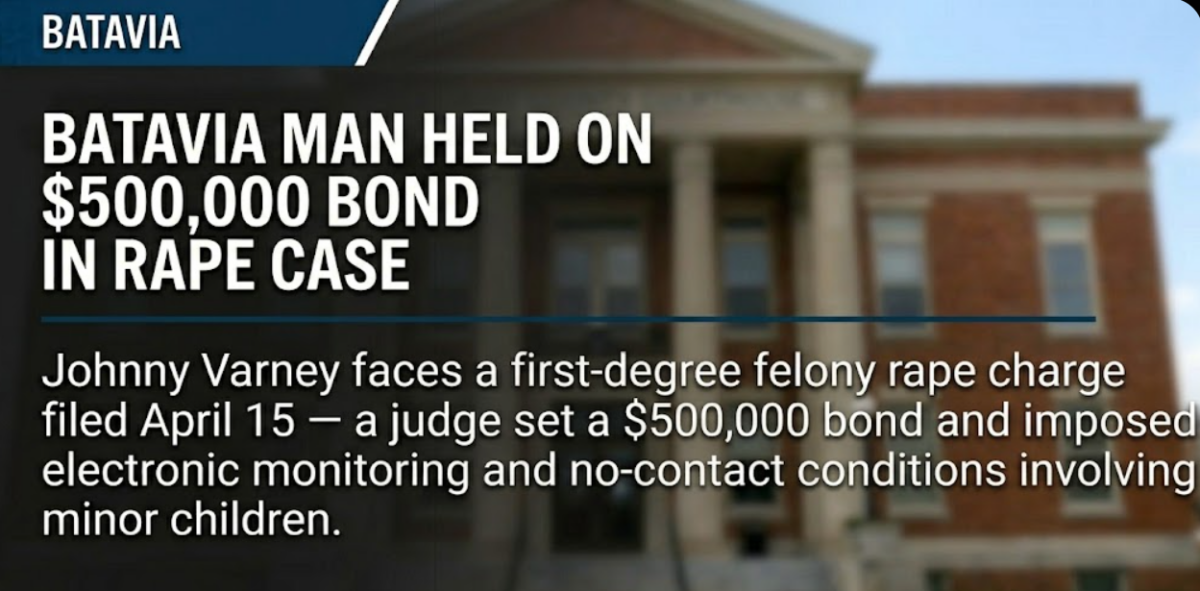 Batavia man held on $500,000 bond in rape case