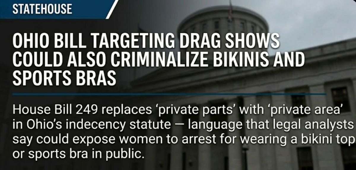 Ohio bill targeting drag shows could also criminalize bikinis and sports bras, legal experts warn