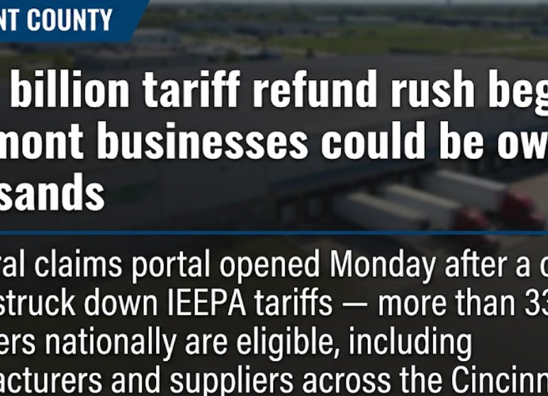 $166 billion tariff refund rush begins — Clermont businesses could be owed thousands