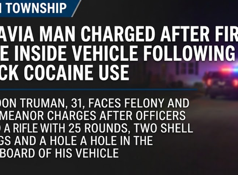 Batavia man charged following rifle fire inside vehicle after smoking crack earlier in the day