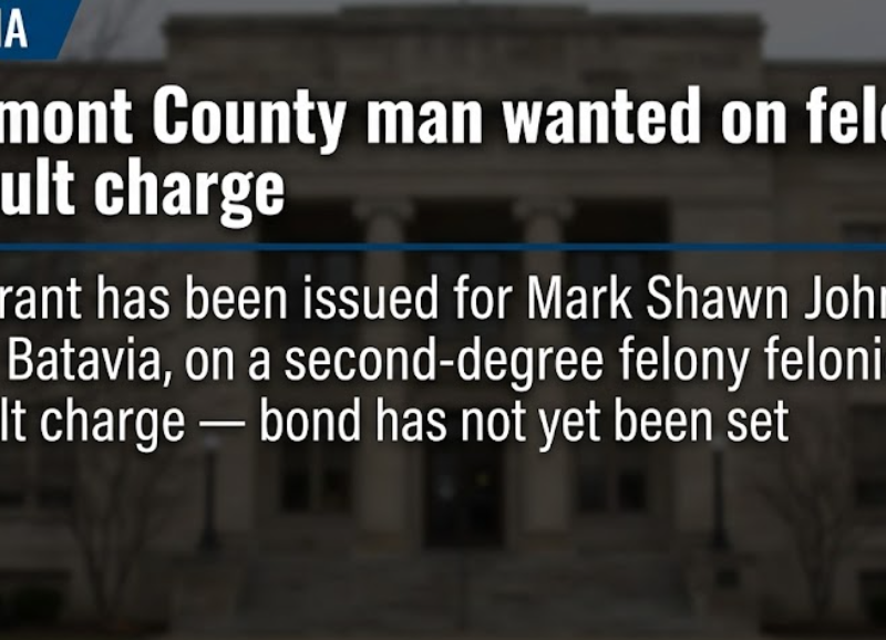 Clermont County man wanted on felony assault charge