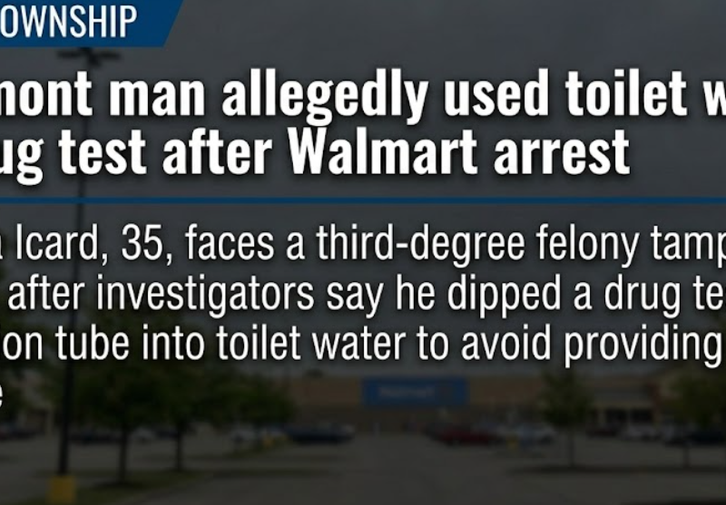 Clermont man allegedly used toilet water in drug test after Walmart arrest