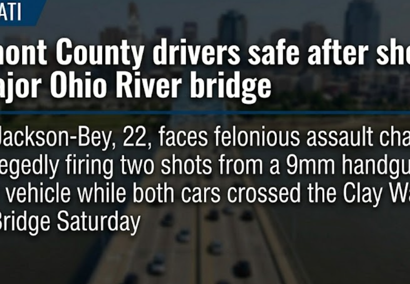 Clermont County drivers safe after shooting on major Ohio River bridge