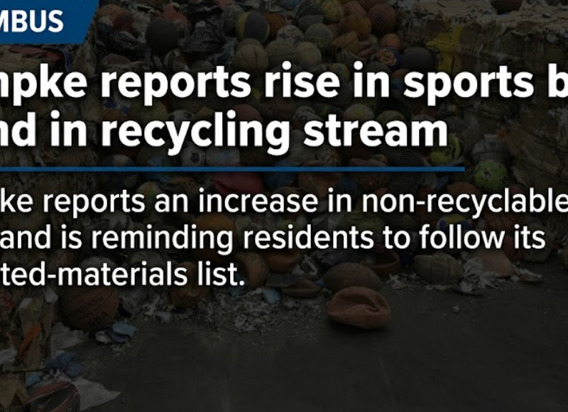 Rumpke reports rise in sports balls found in recycling facility