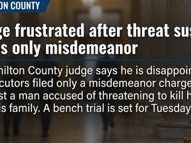 Judge angry after man who threatened to kill his “whole family” will only face a single misdemeanor charge