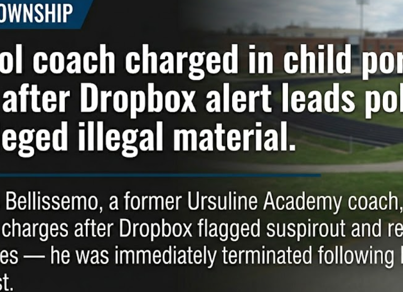 School coach charged in child porn case after Dropbox alert leads police to alleged illegal material
