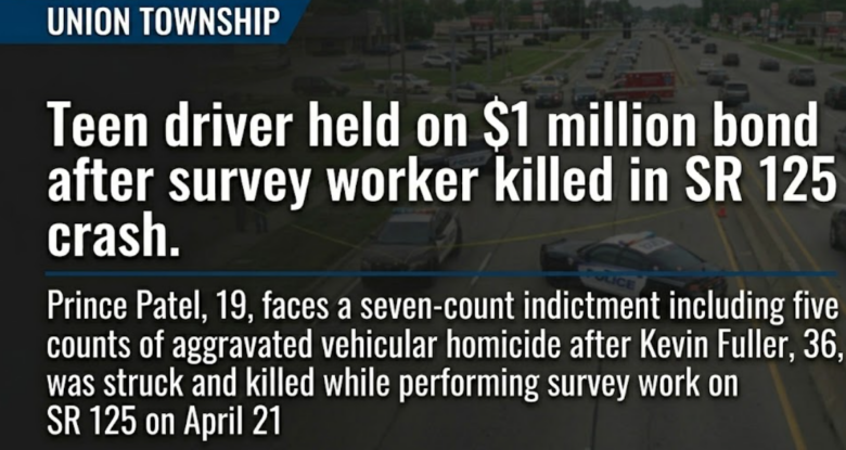Teen driver held on $1 million bond after survey worker killed in SR 125 crash