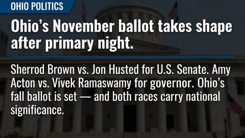 Ohio's November ballot takes shape after primary night