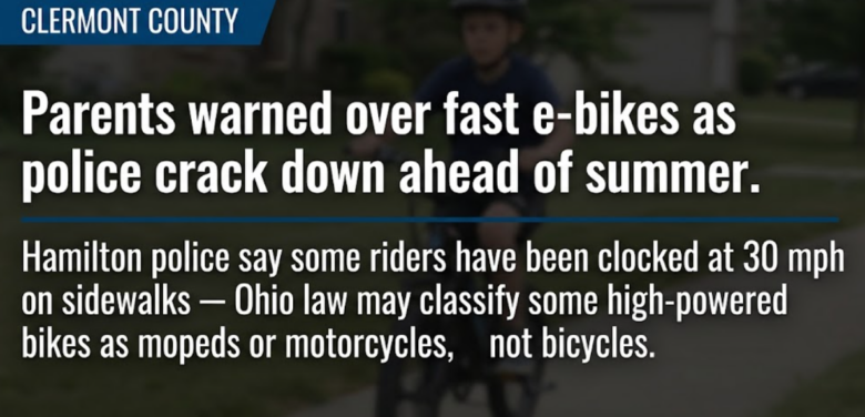 Parents warned over fast e-bikes as police crack down ahead of summer