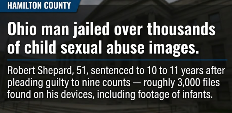 Ohio man jailed for thousands of child sexual abuse images