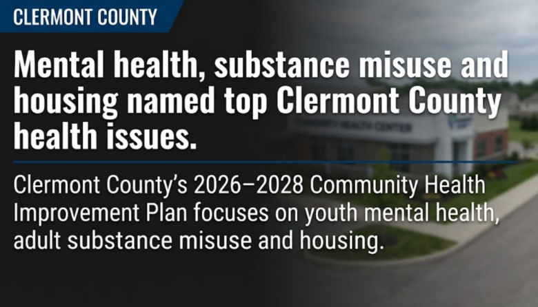 Mental health, substance misuse and housing named top Clermont County health issues