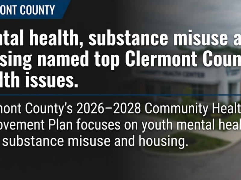 Mental health, substance misuse and housing named top Clermont County health issues