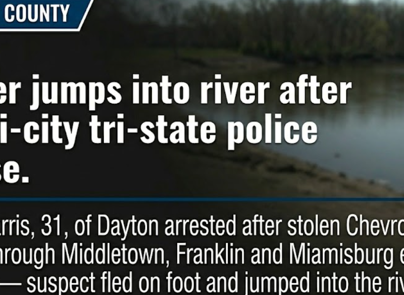 Driver jumps into river after multi-city tri-state police chase