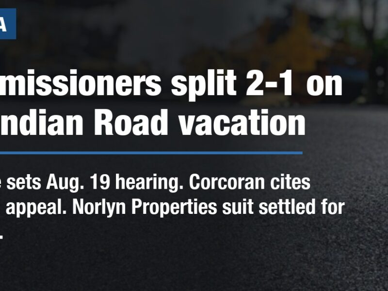 Commissioners split 2-1 on Big Indian Road vacation