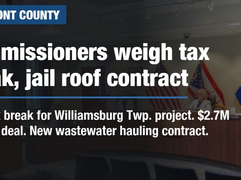 Commissioners weigh tax break, jail roof contract