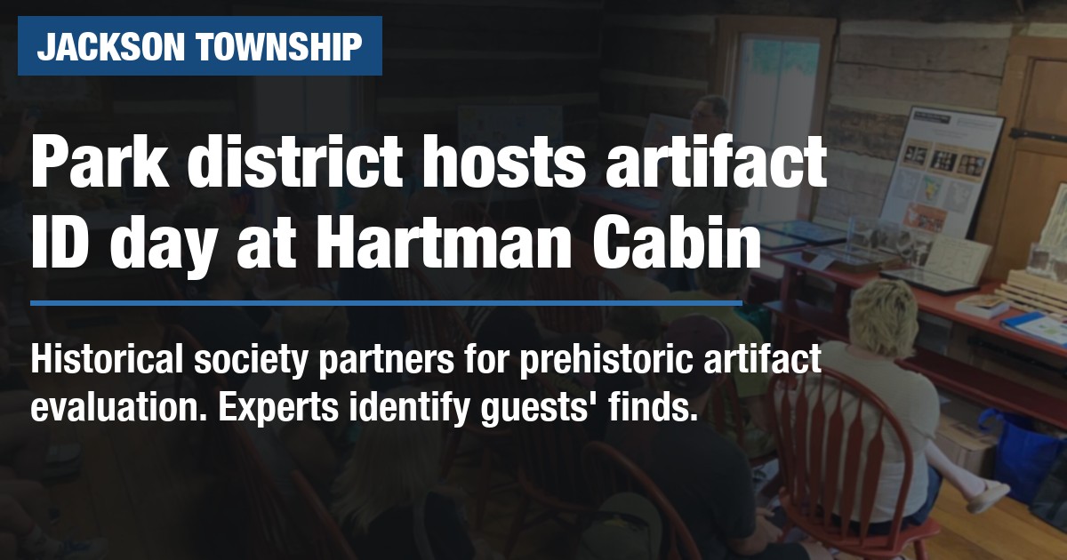 Park district hosts artifact ID day at Hartman Cabin