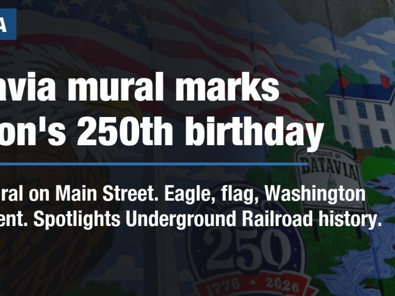 Batavia mural marks nation's 250th birthday