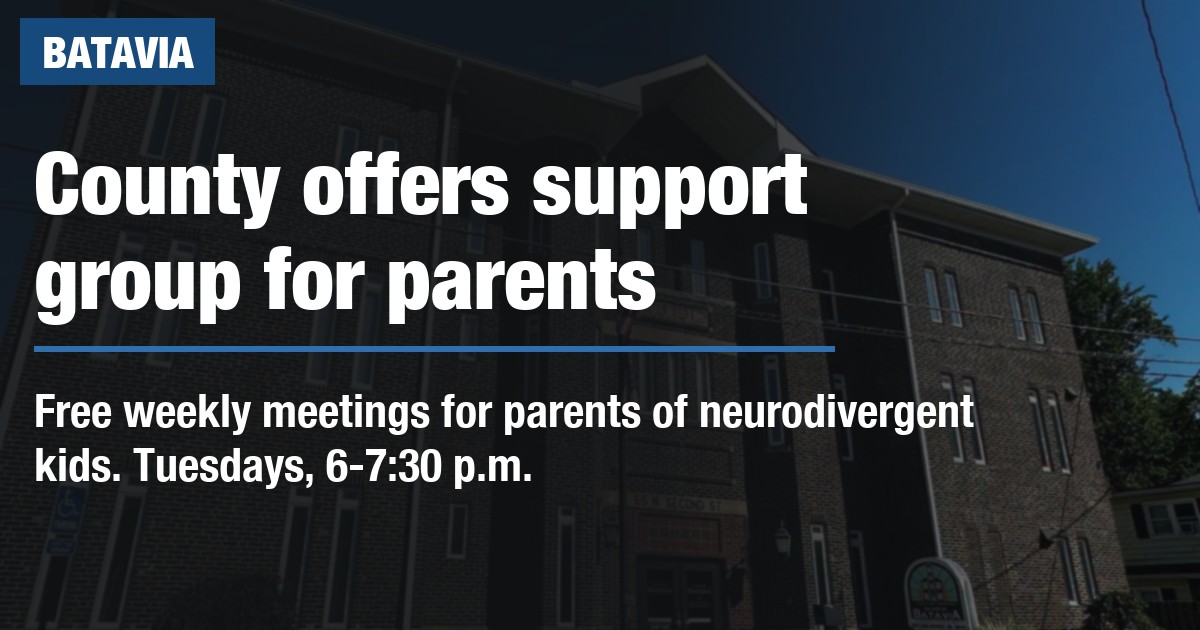 County offers support group for parents