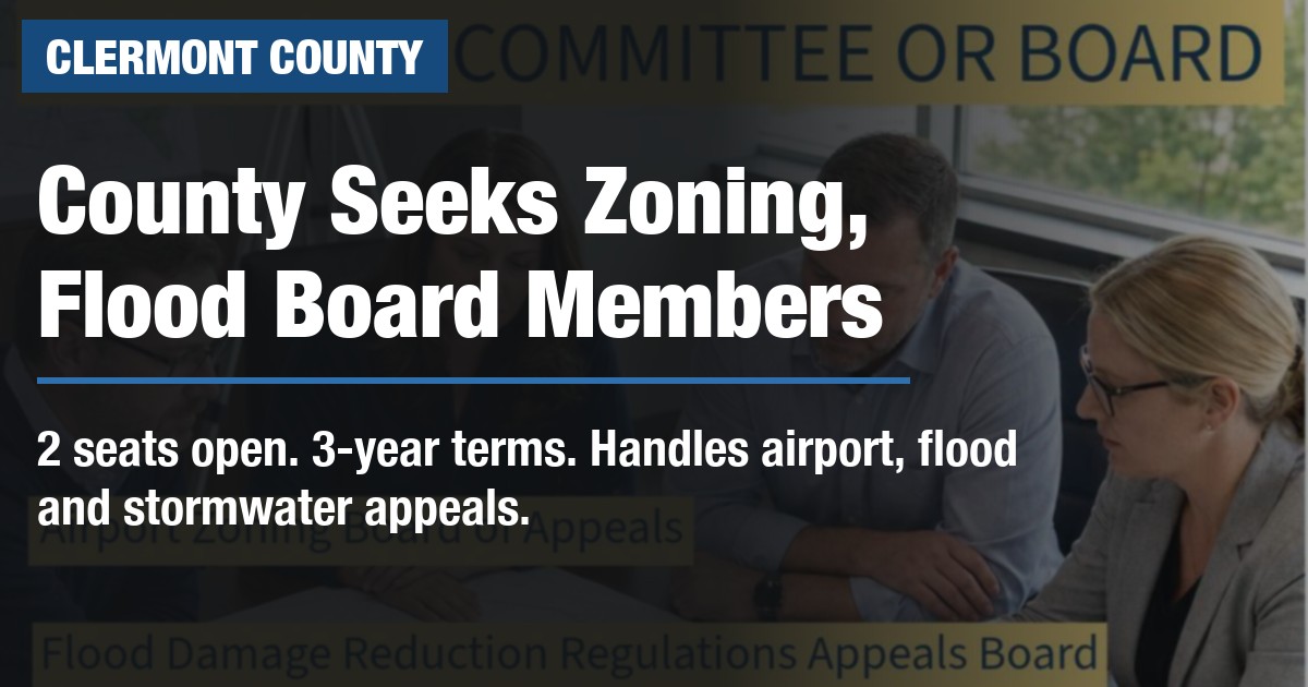 County seeks zoning, flood board members