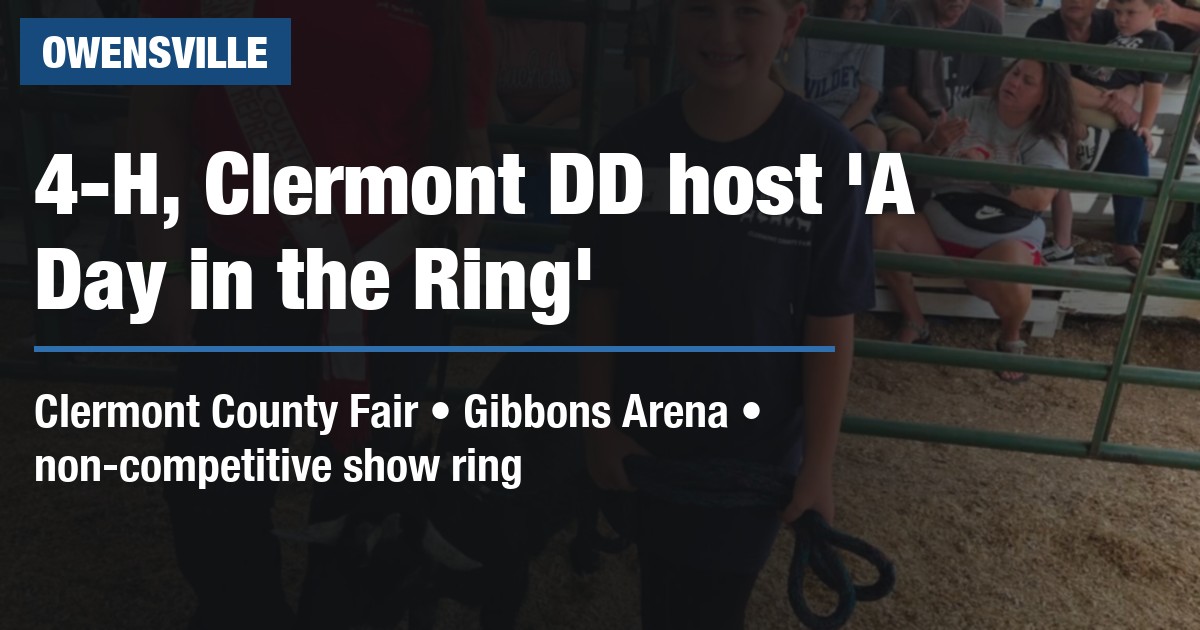 4-H, Clermont DD host A Day in the Ring