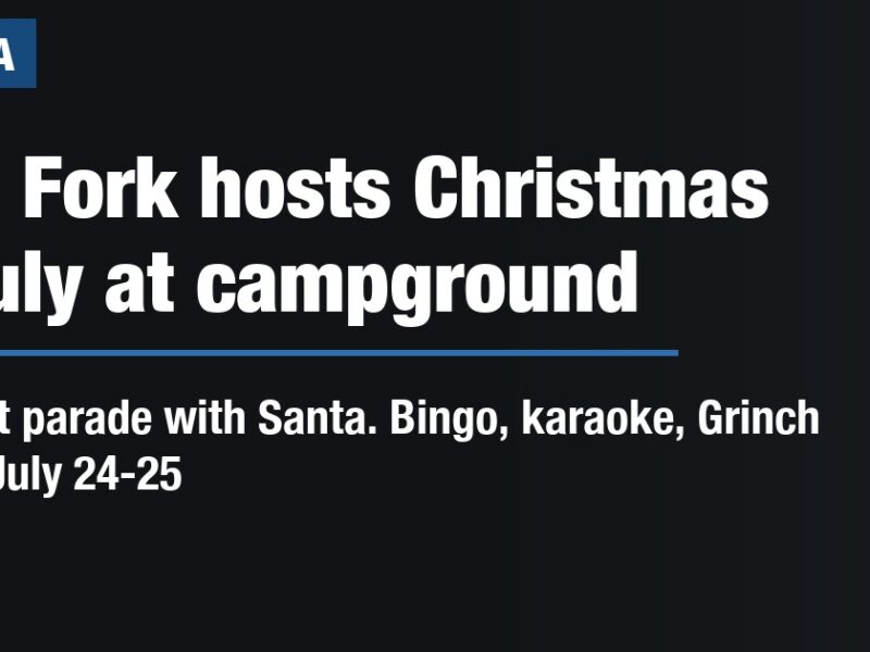 East Fork hosts Christmas in July at campground