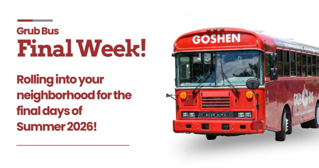 Goshen Grub Bus marks its final week of summer 2026