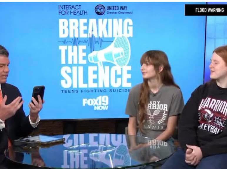 Goshen News Network students appear on FOX19 to discuss award-winning PSA