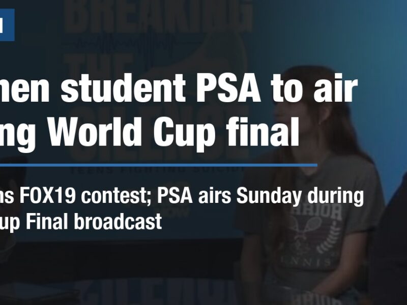 Goshen student PSA to air during World Cup final