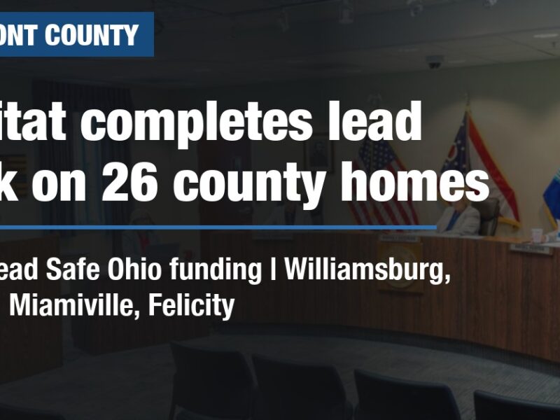 Habitat completes lead work on 26 county homes