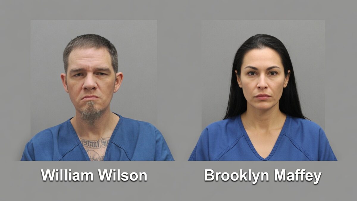 William Wilson, left, and Brooklyn Maffey.