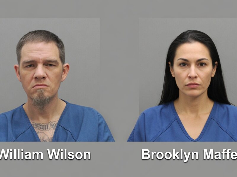 William Wilson, left, and Brooklyn Maffey.