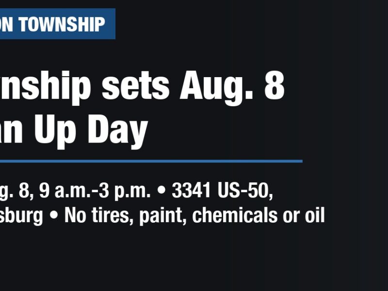 Township sets Aug. 8 Clean Up Day
