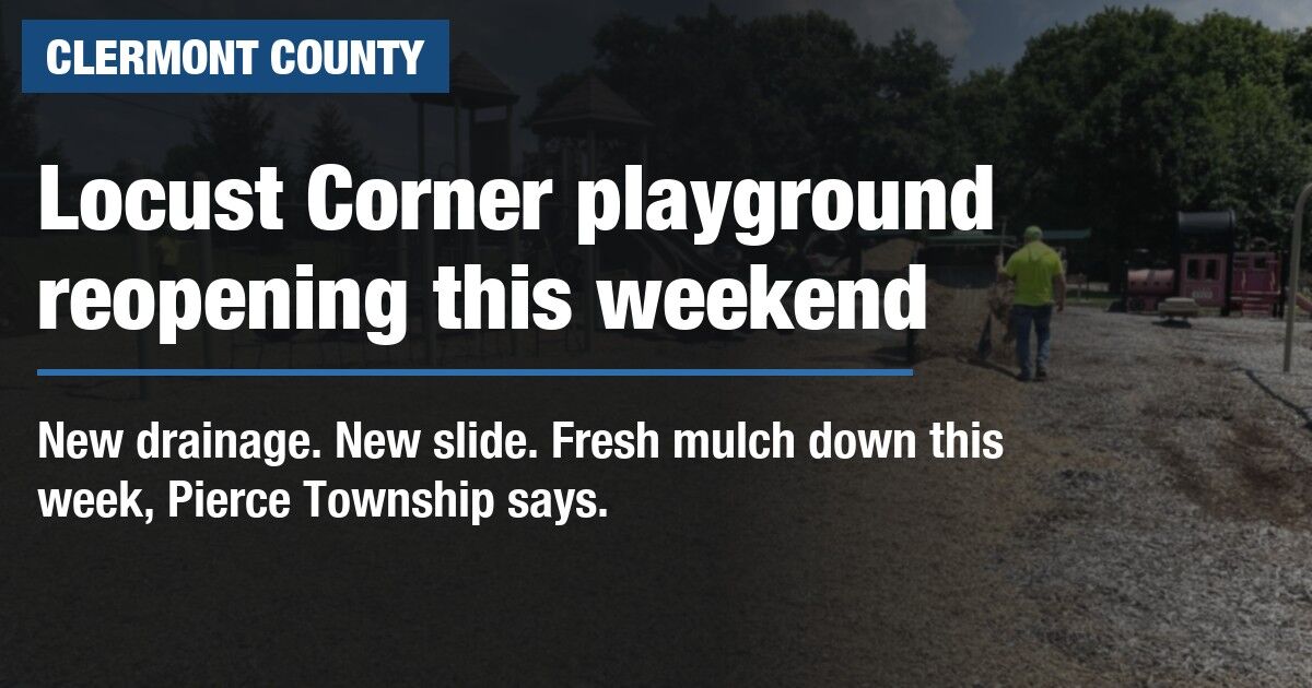 Locust Corner Park playground to reopen this weekend after upgrades
