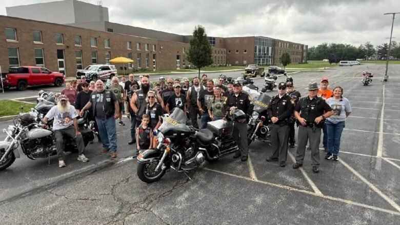 Riders and Clermont County deputies gather for the annual Sgt. Matt Maupin ride