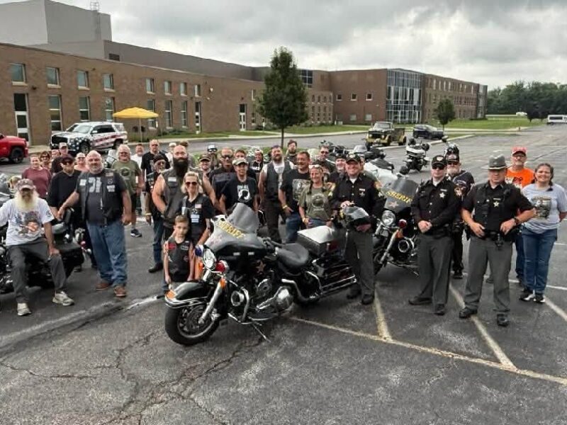 Riders and Clermont County deputies gather for the annual Sgt. Matt Maupin ride