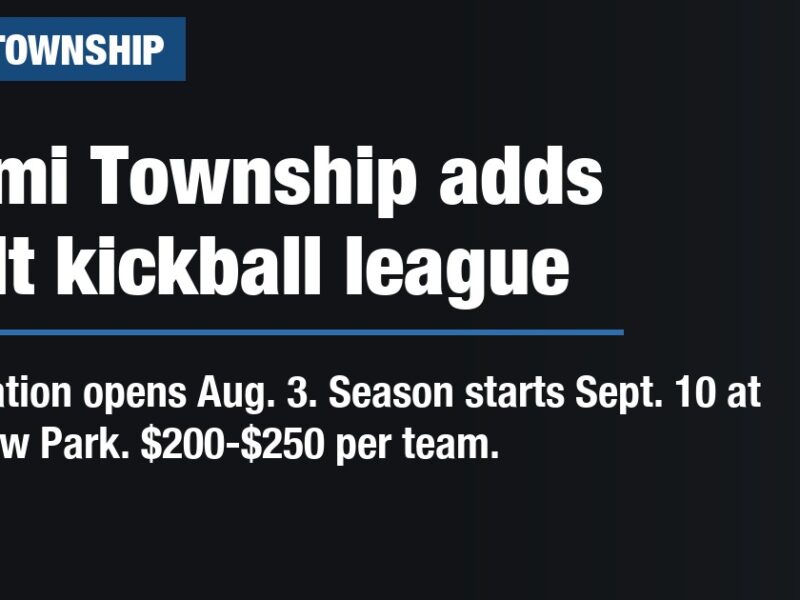 Miami Township adds adult kickball league