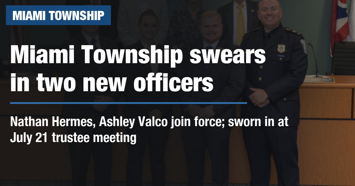Miami Township swears in two new officers