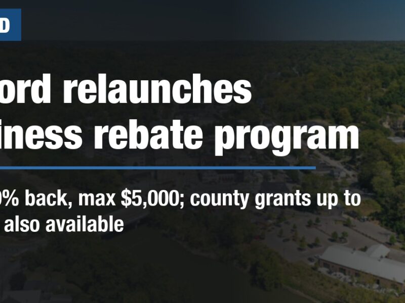 Milford relaunches business rebate program