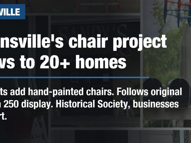 Owensville chair project grows to 20-plus homes