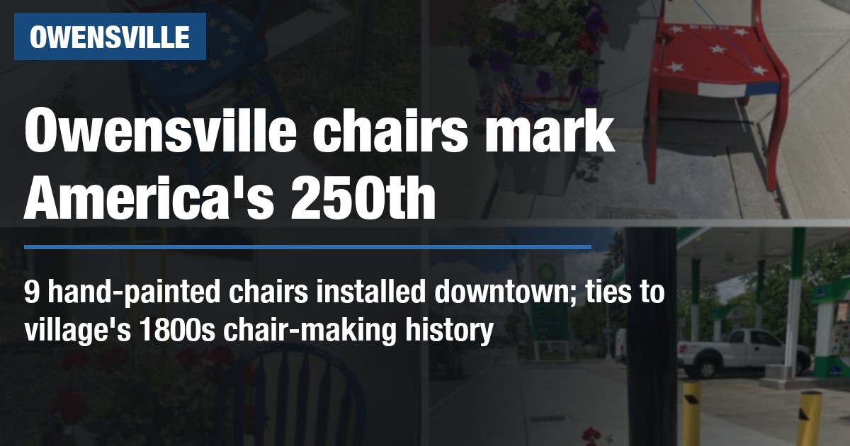 Owensville chairs mark America's 250th